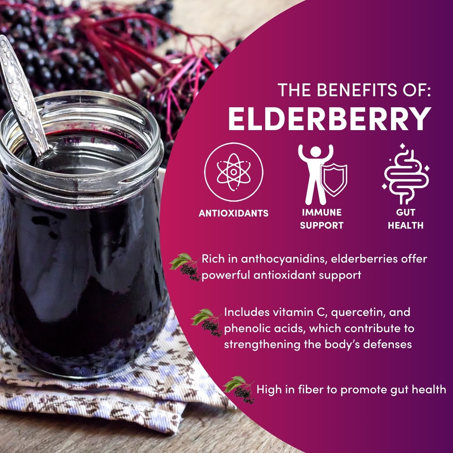 Worldwide Botanicals Organic Dried Elderberries, 1 lb 100% Sambucus nigra – …
