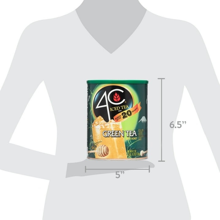 Iced Tea Mix, Green Tea with Honey Natural lemon flavor with other natural flavo