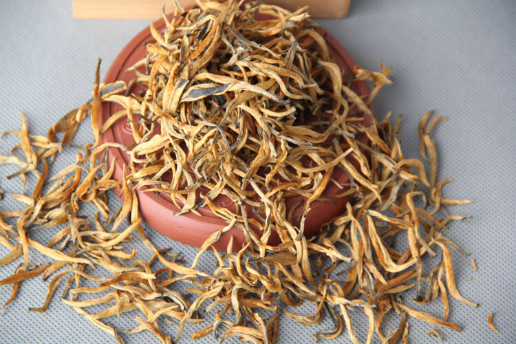 New Chinese Yunnan Black Tea Fengqing Dian Hong Golden Buds Dianhong 250g