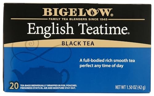 Bigelow English Teatime Decaffeinated Black Tea – 20 Per Box – (3) Boxes Total