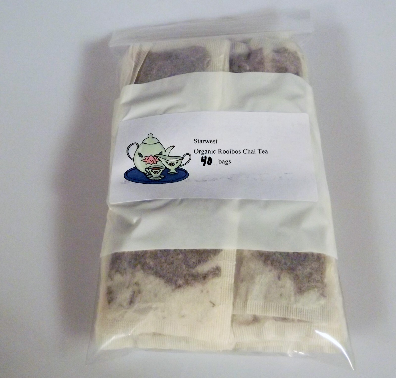 Rooibos Chai Tea Bags USDA Certified Organic Starwest Botanicals Special Blend