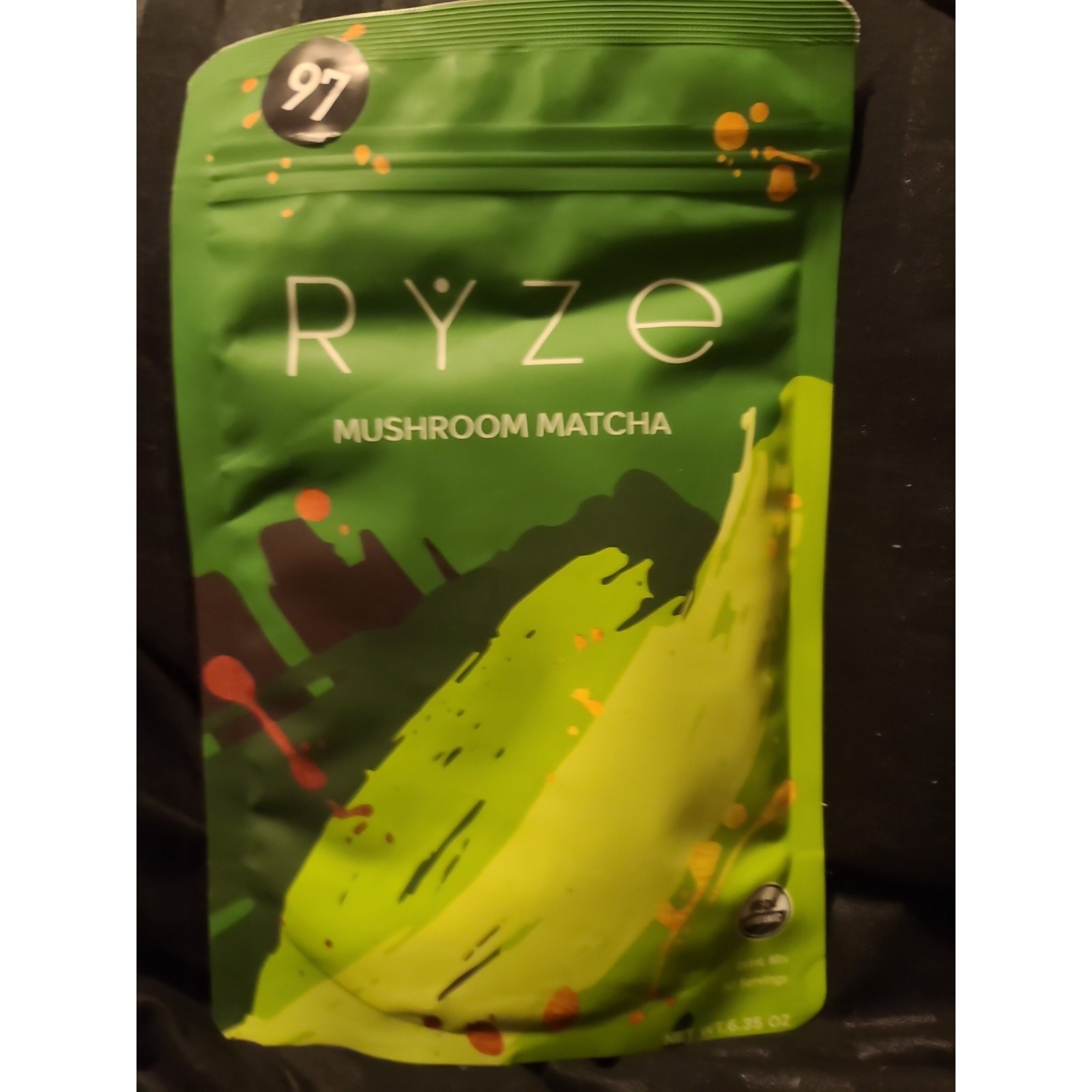 Mushroom Matcha Drink Mix Powder Organic Vegan 6.35oz 30 Servings Pouch
