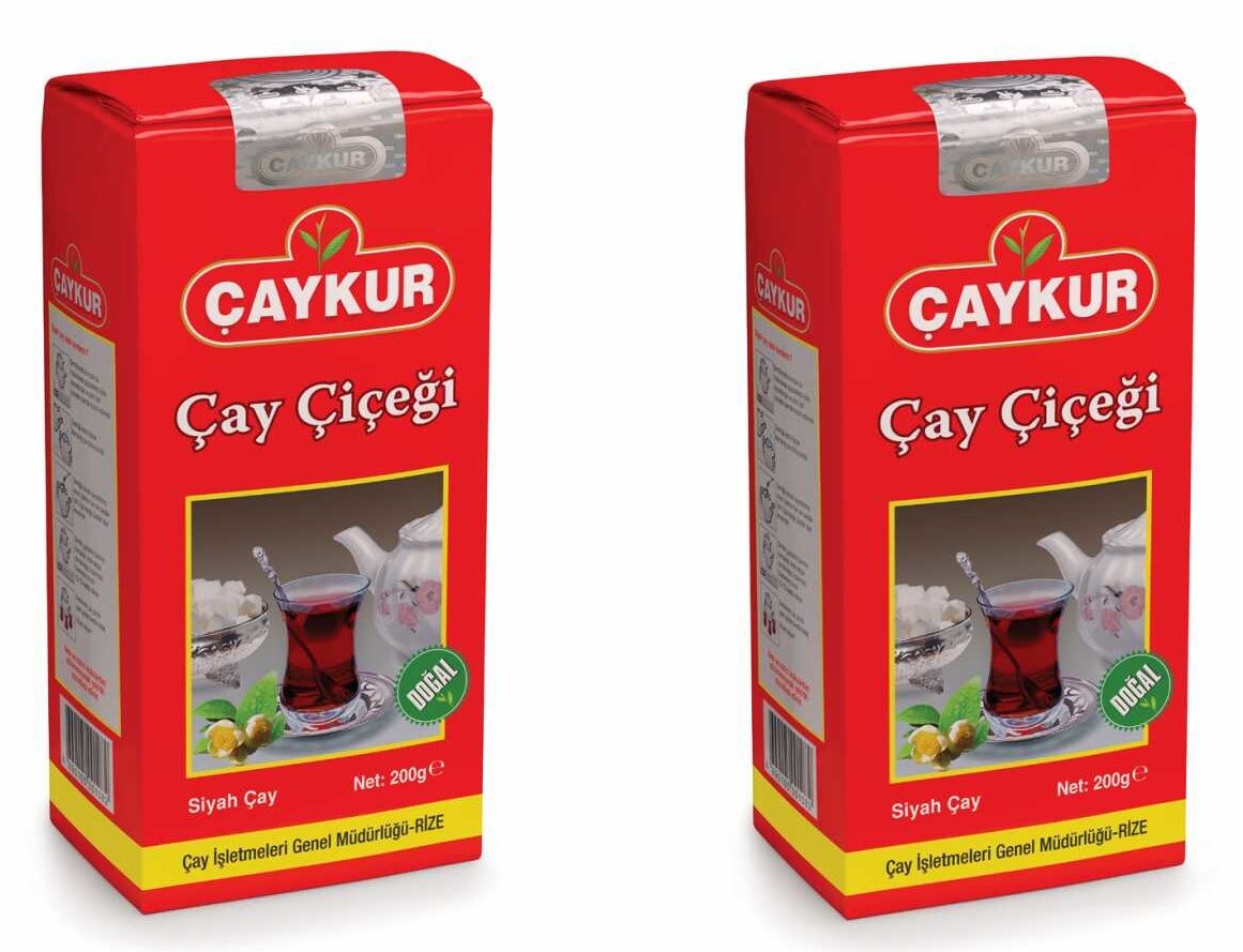 [2 PIECES] Turkish Caykur Tea Flower 200 gr * 0 ORIGINAL* EXPRESS SHIPPING *