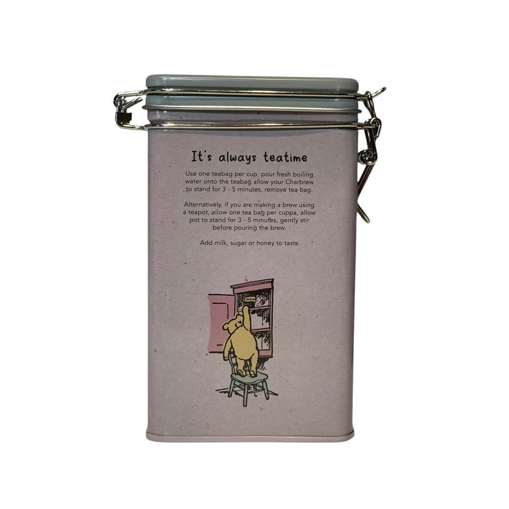 Tea Charbrew Winnie The Pooh English Breakfast 60 Bags Exp 11/27 New Locking Tin