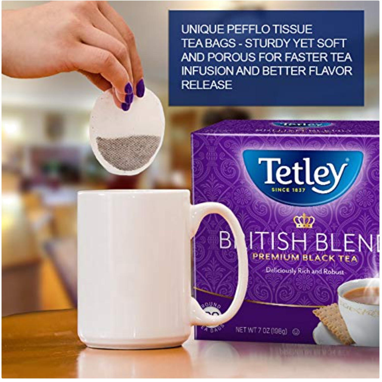British Blend Black Tea, 80 Teabags – Pack of 12