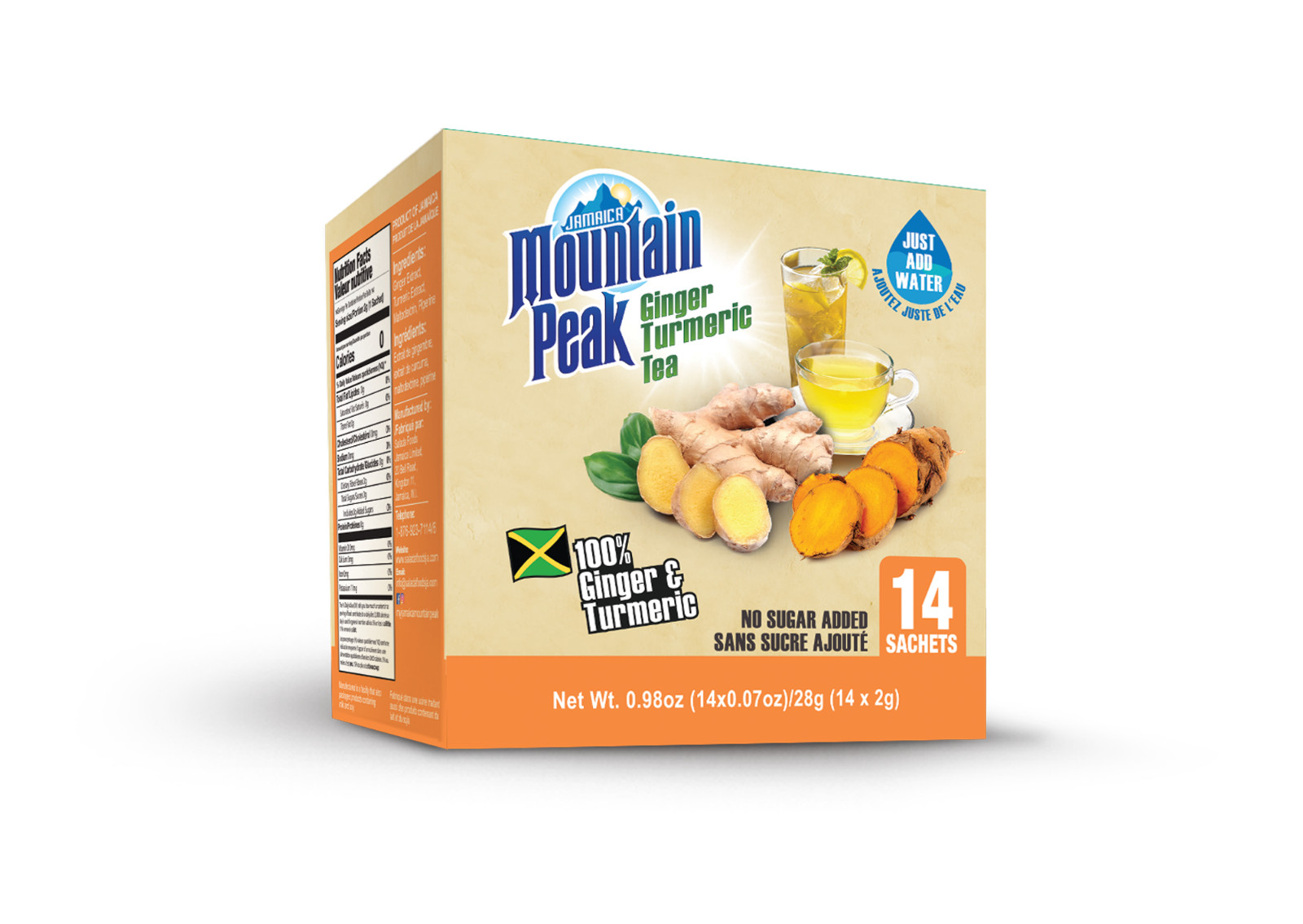 Mountain Peak- 3 Ginger and Tumeric Tea