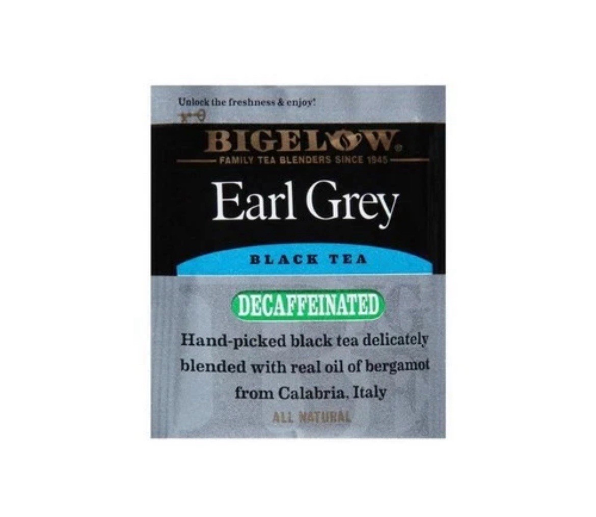 20 PCS BigelowTea Earl Grey Tea Decaffeinated Bags Hot Drink Beverage Brew