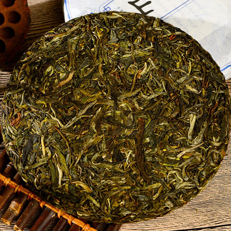357g Yunnan Pu’er Tea Raw Tea Cake 2020 Daxueshan Mountain Qizi Cake Tea