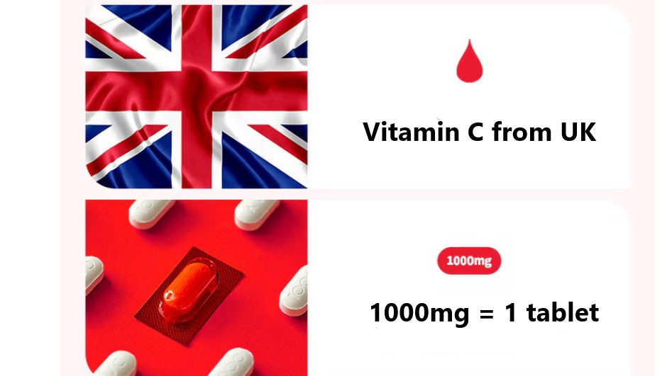 Korean Eundan Vitamin C 1000mg/1 tablet Health Supplement 300 or 600 tablets