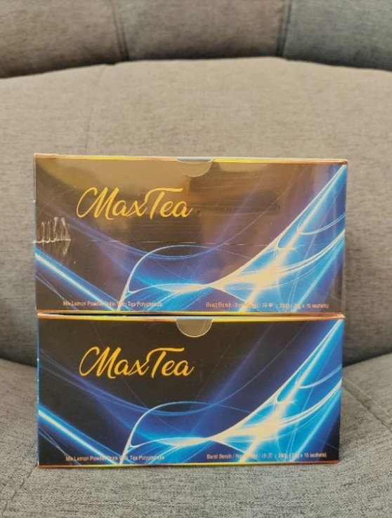 1 Box Original Max Tea Halal Energy Drink for Men & Women Free Ship