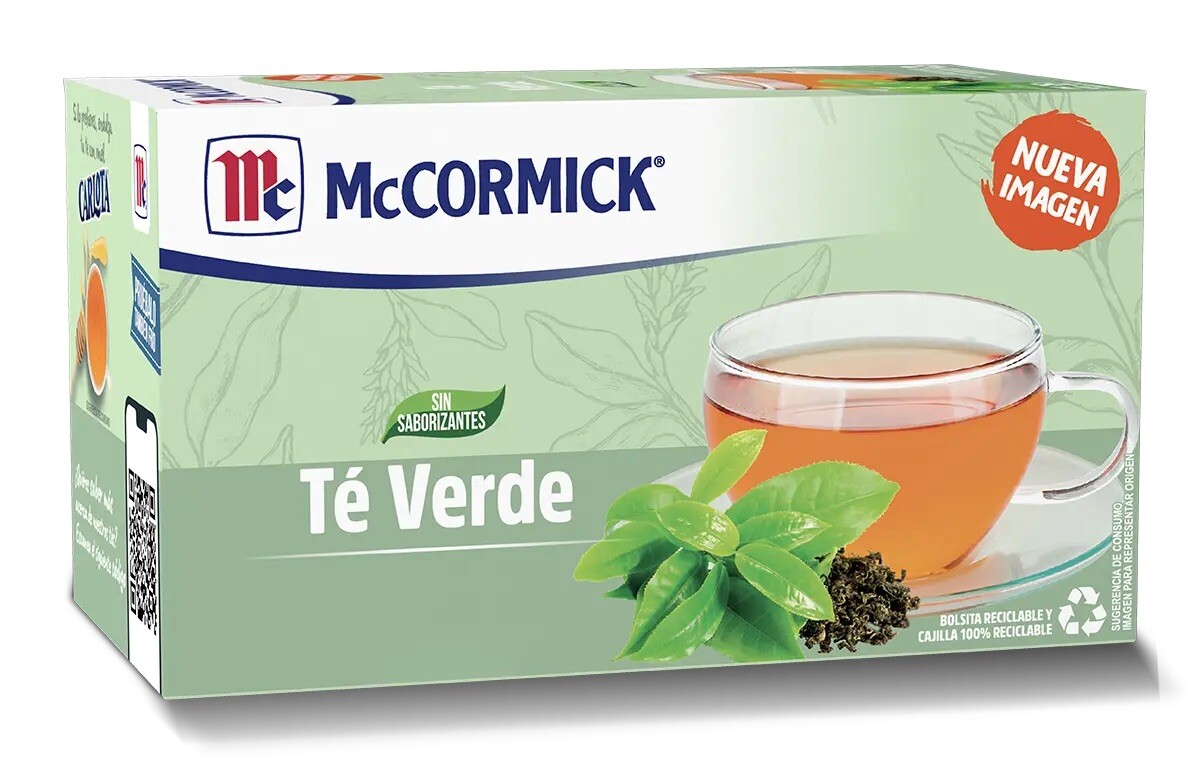 McCORMICK GREEN TEA – TE VERDE (25 BAGS)