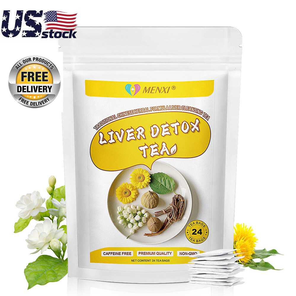 Liver Detox 24 Tea Bag Natural Herbal Kidney Pancrea Health Kidney & Pancrea