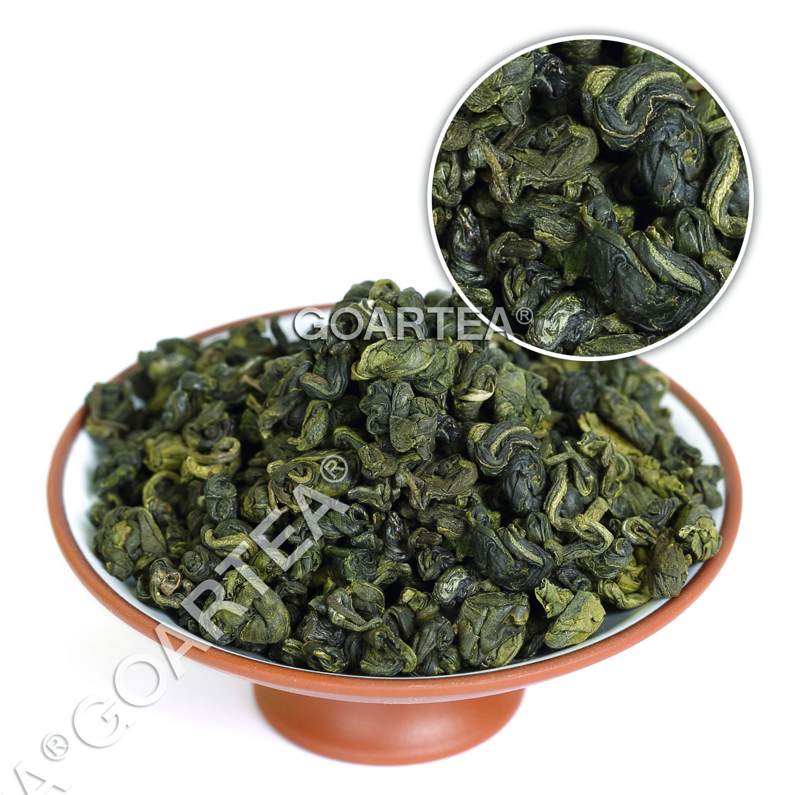 GOARTEA Premium Suzhou Biluochun Green Tea Spring Chinese Pi lo Chun Snail Shape
