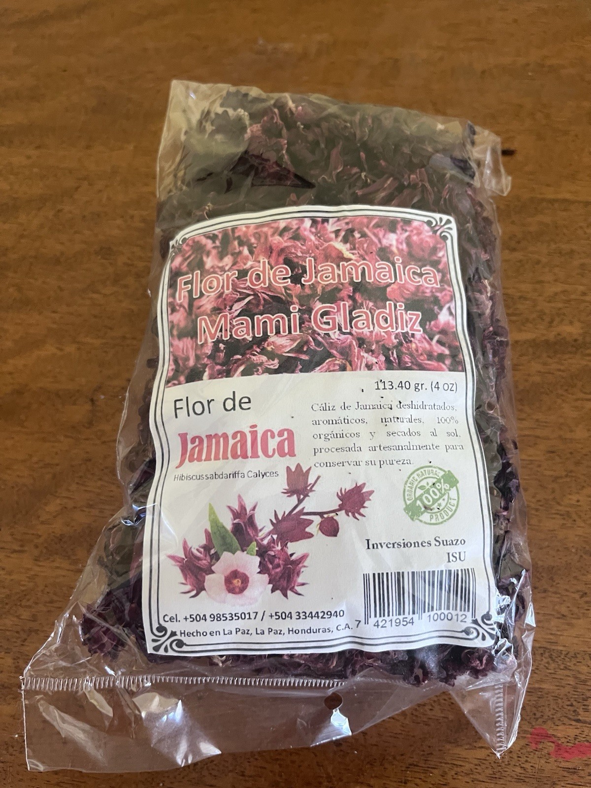 Dried Hibiscus Flower Flor De Jamaica 100% Organic Sun-dried
