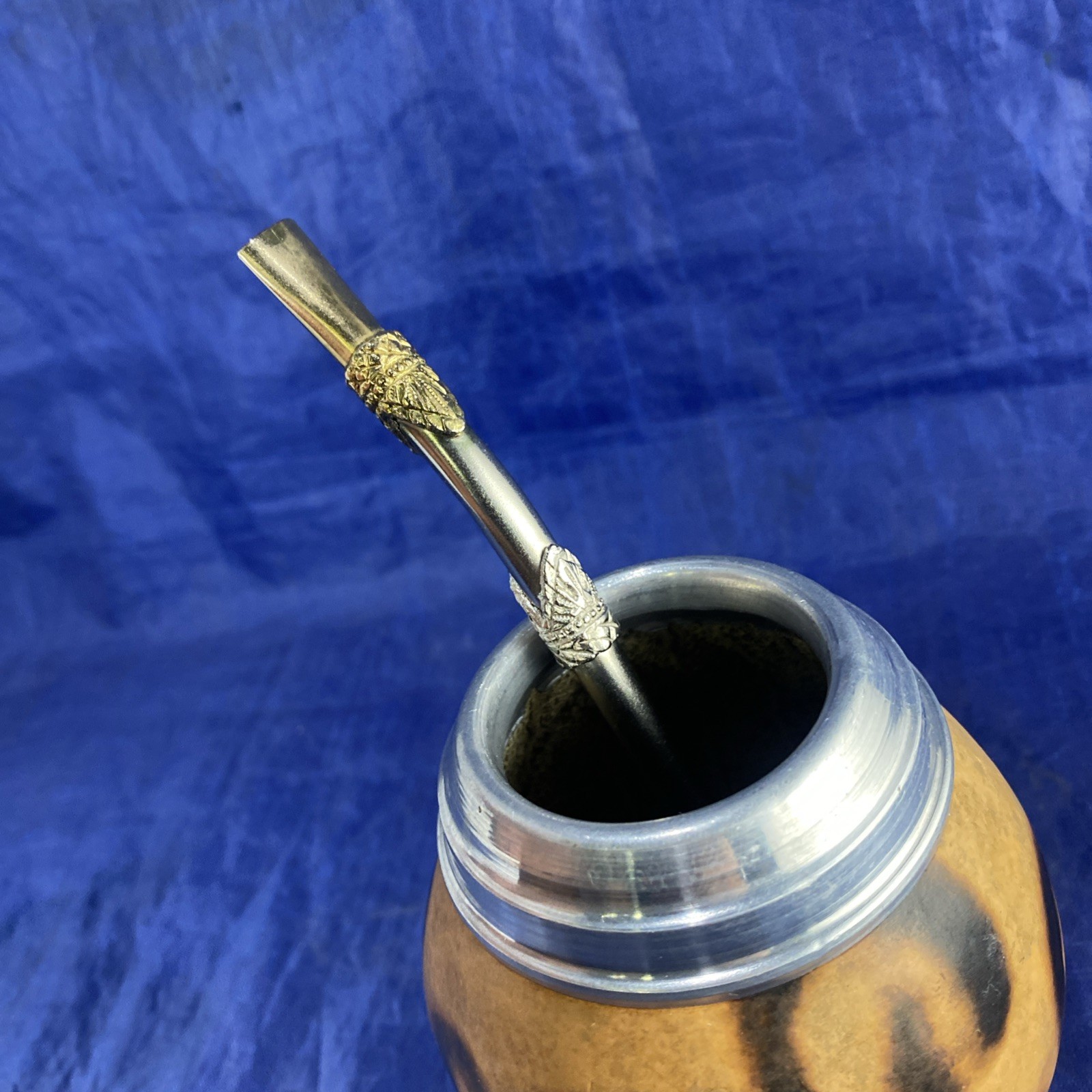 MATE & BOMBILLA ARGENTINA Mate Calabaza Gourd Cup And Stirrer