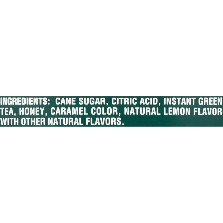 Iced Tea Mix, Green Tea with Honey Natural lemon flavor with other natural flavo