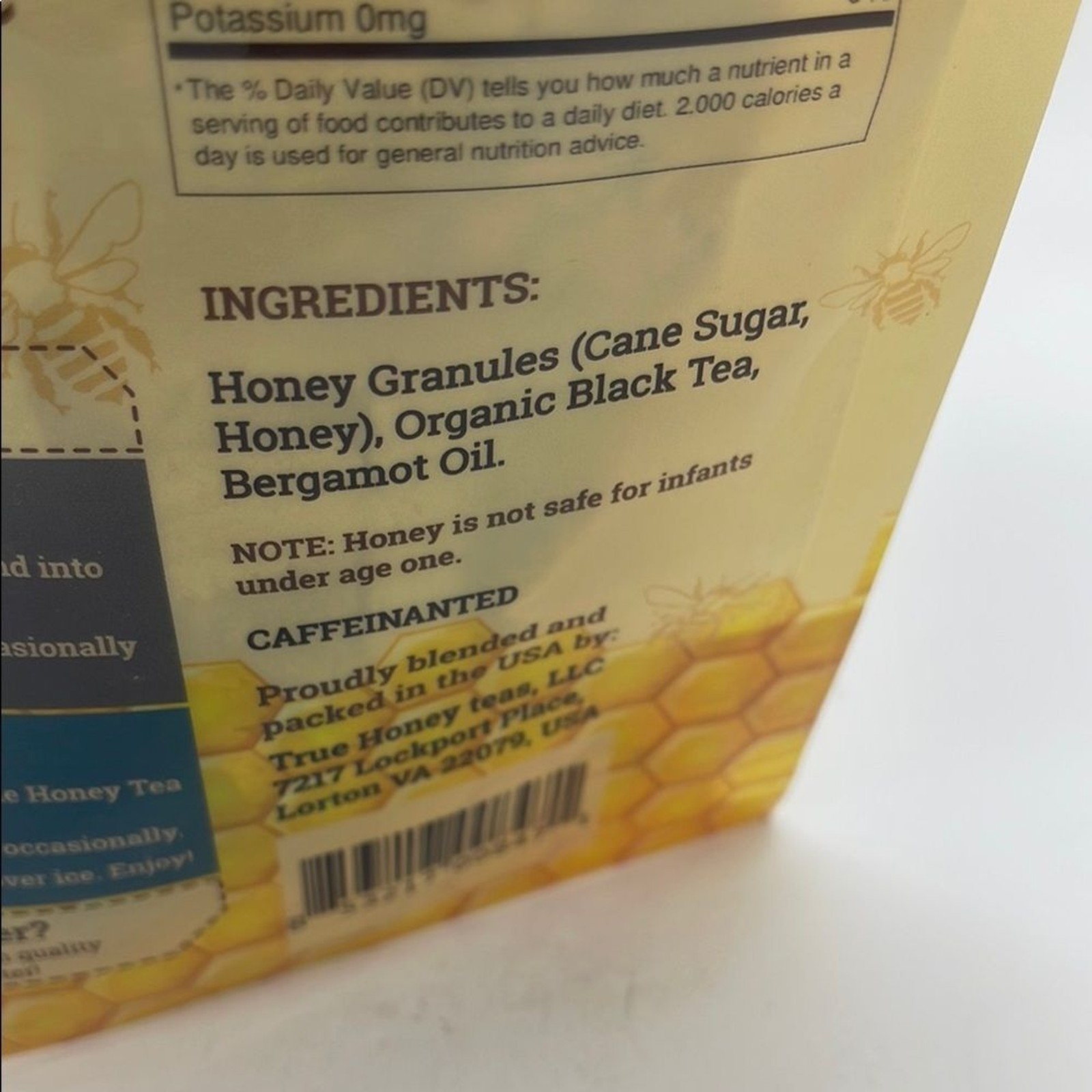 True Honey Teas Earl Grey