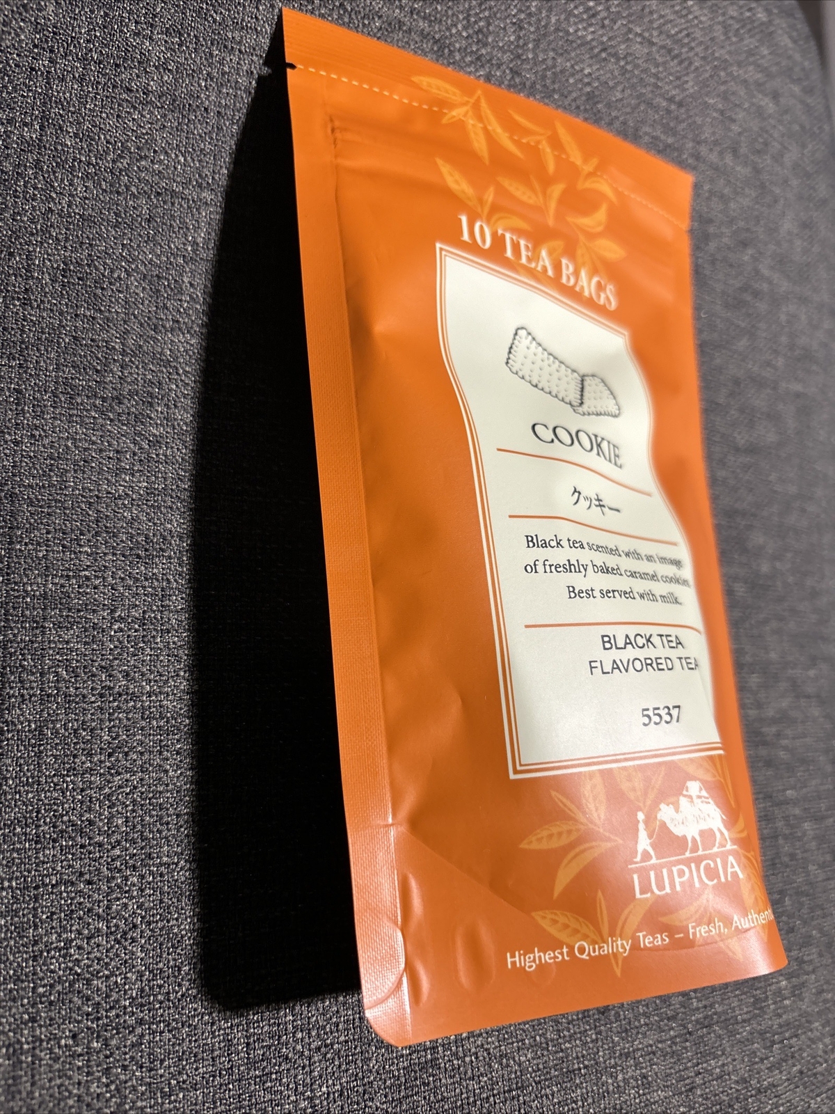 NEW LUPICIA Japan Black Tea 5537 Cookie Flavored Tea 10 Bags Best Before 08/25