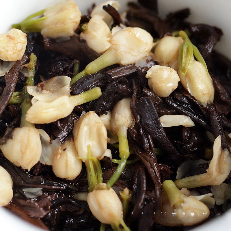 120g High-quality Yunnan Jasmine Pu’er Tea Rich Aroma Canned Tea Bulk Longzhu