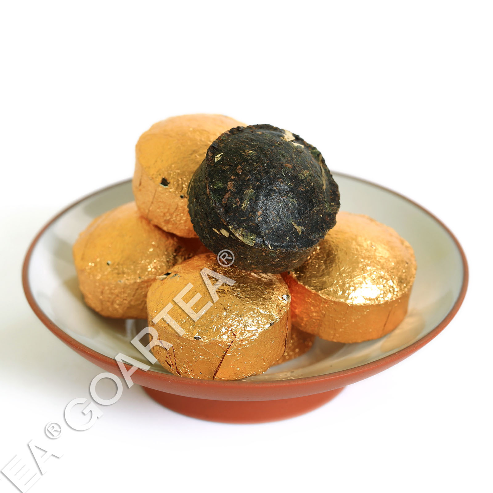 GOARTEA 2015 yr Sticky Glutinous Rice Flavor puer Pu’er Puerh Tea Mini Ripe Cake