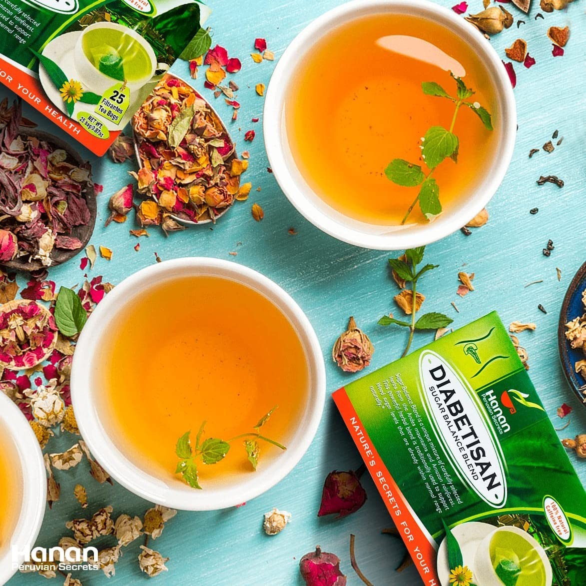Hanan Peruvian Secrets Deabetisan Herbal Tea – 100% Natural Sugar Balance Tea Bl