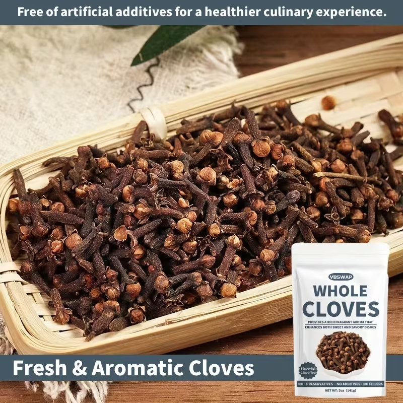5oz (141g) Whole Cloves Natural Allergen-Free Spice  Cooking Baking Vegan