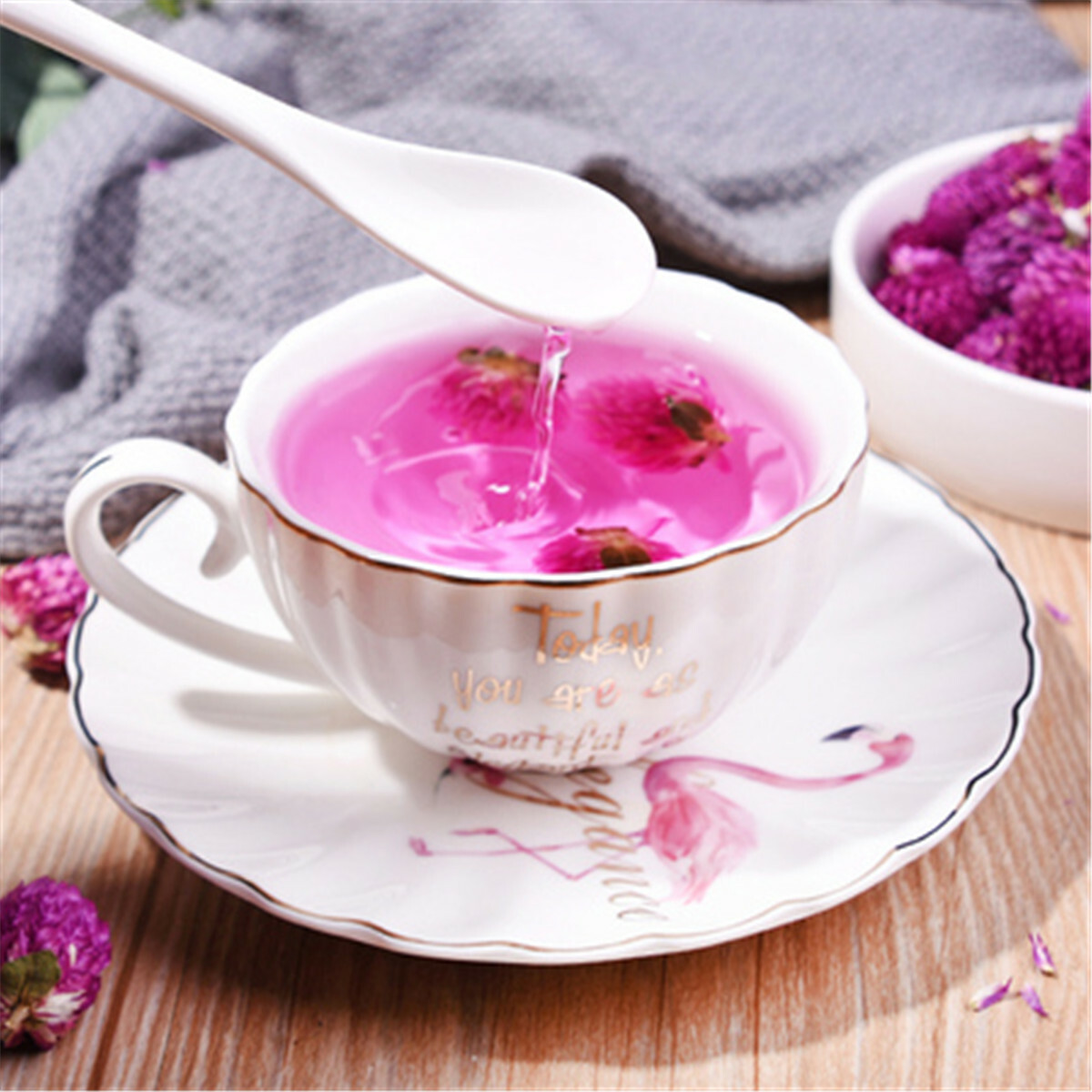 Gomphrena Flower Tea Natural Premium Herbal Tea Drink Healthy Food