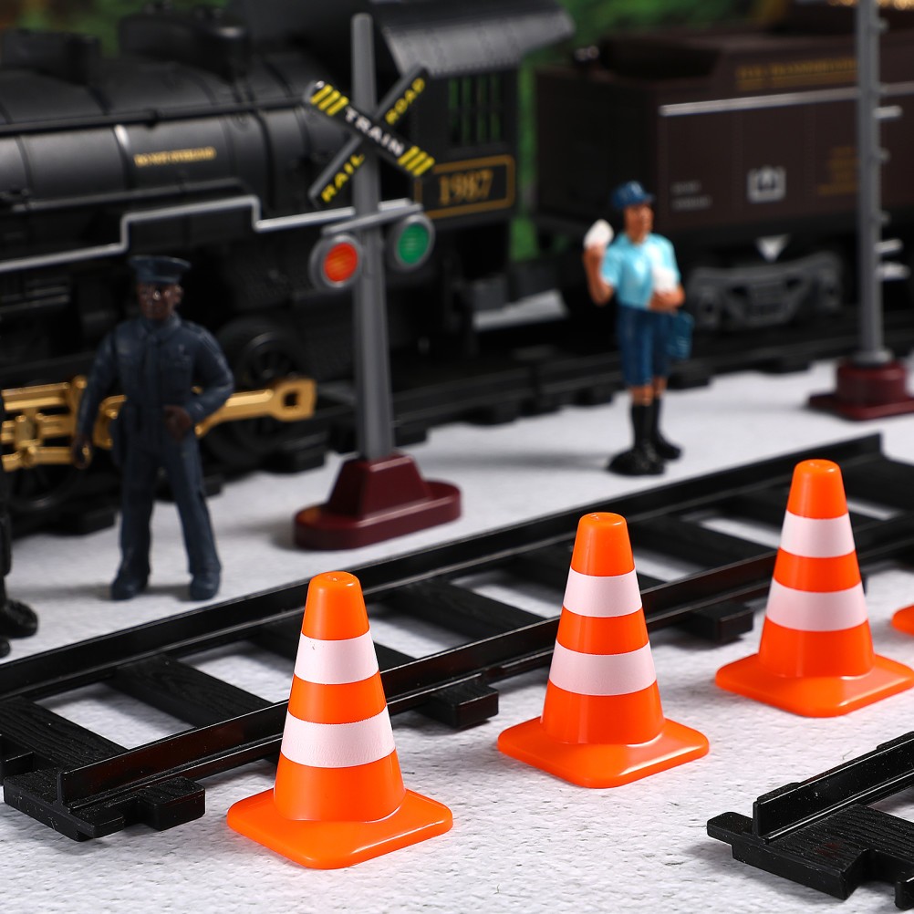 7pcs Miniature Traffic Cones Kindergarten Teaching Traffic Sign Toys