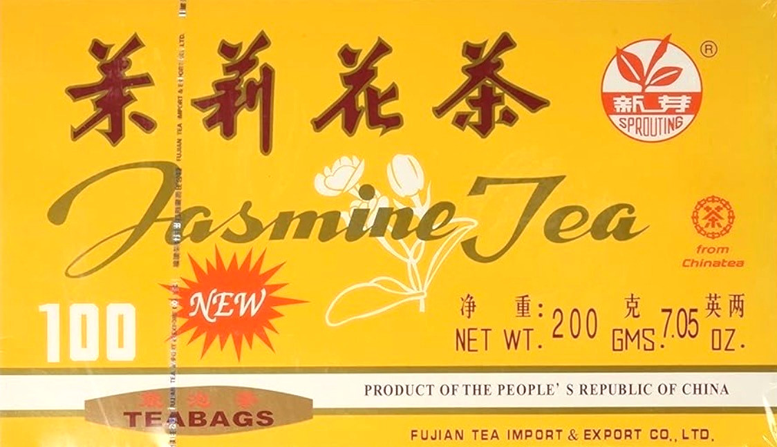 Sprouting Chinese Jasmine Green Tea 100 Tea Bags 200g