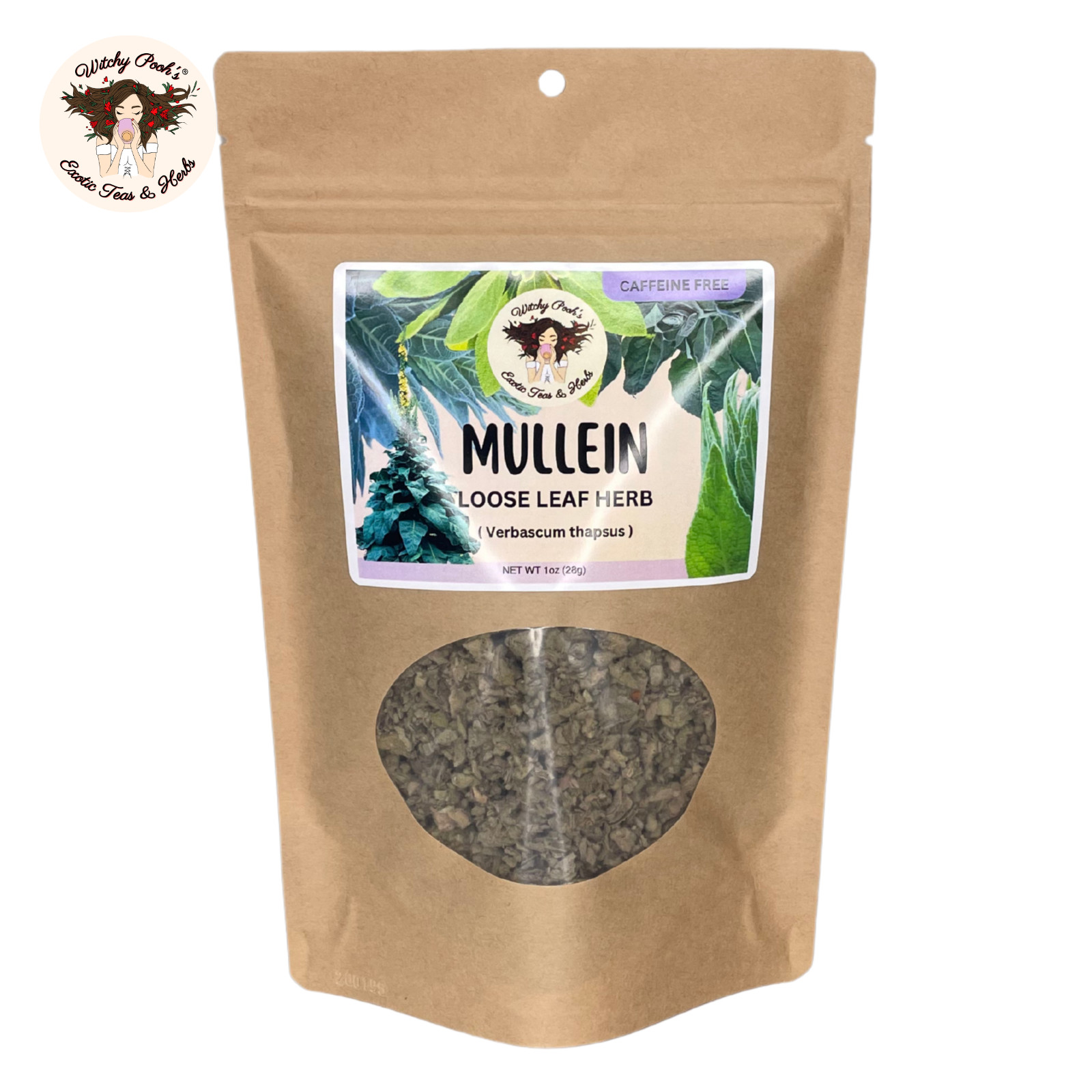 Witchy Pooh’s Mullein Leaf Tea – Loose Leaf Herb, Caffeine Free
