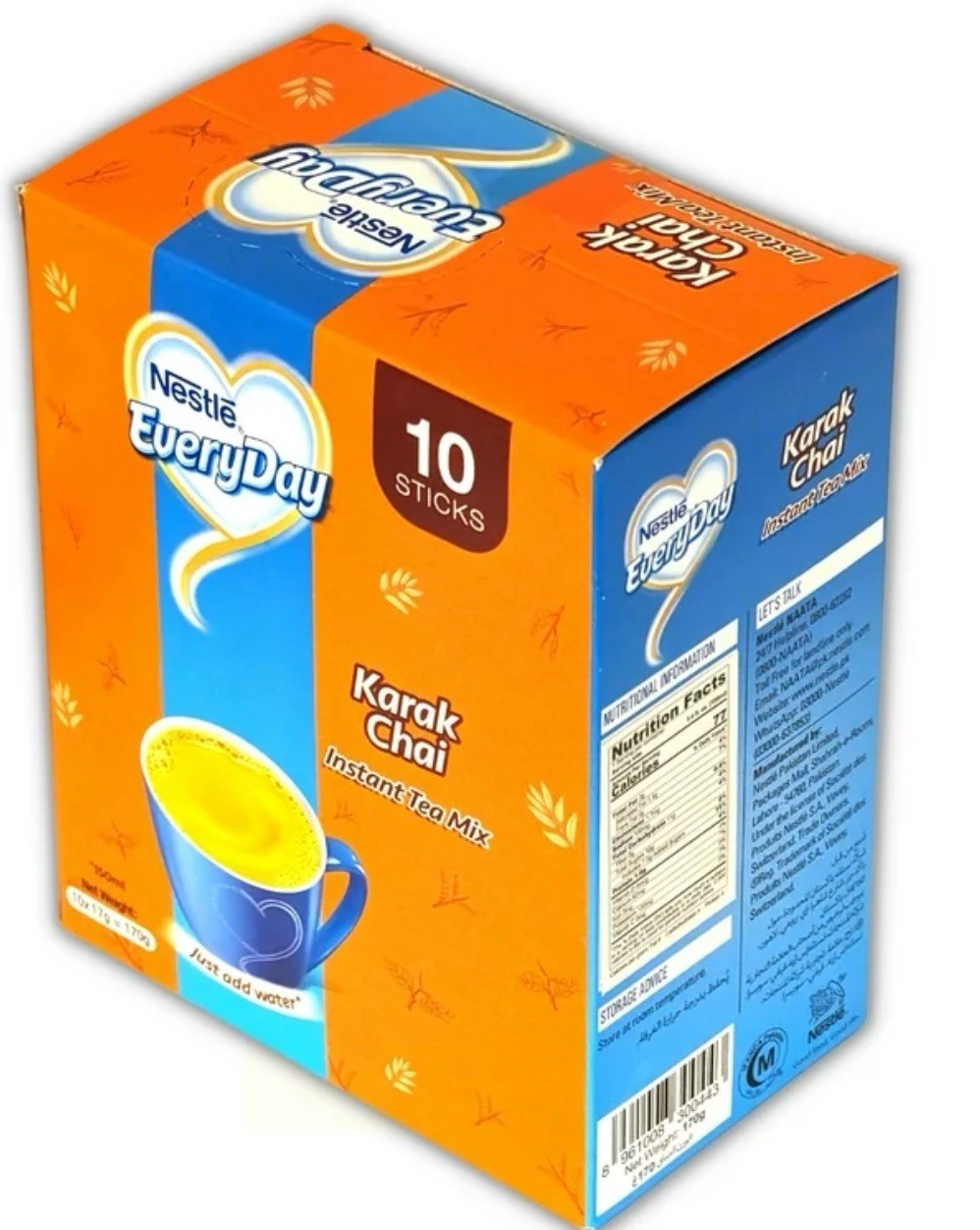 Nestle Everyday Instant Tea Mix (Karak Chai) 1 Box (10 Sticks ) Shipping 🇺🇸