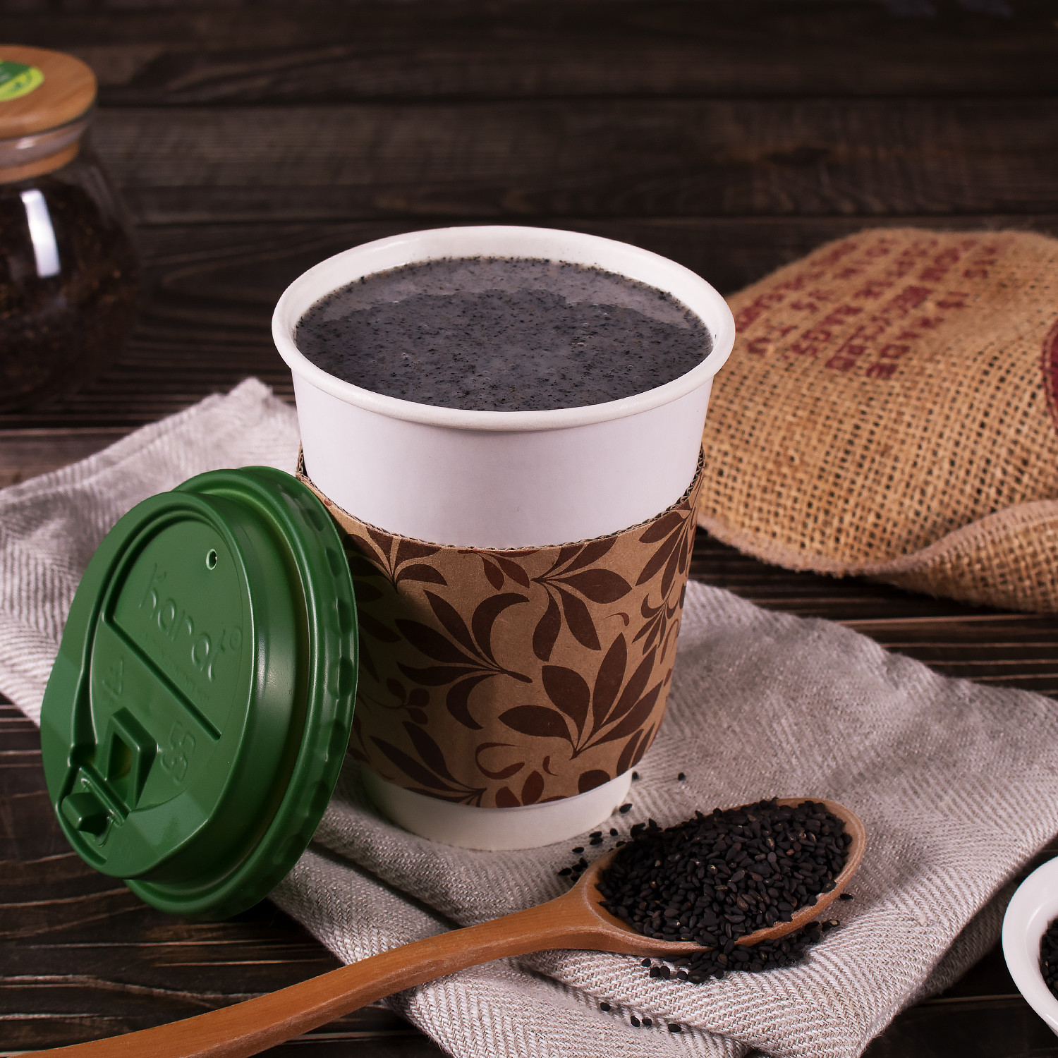 Tea Zone Sesame Powder (2.2 lbs) for Milk Teas, Smoothies(P1061)-Taiwan