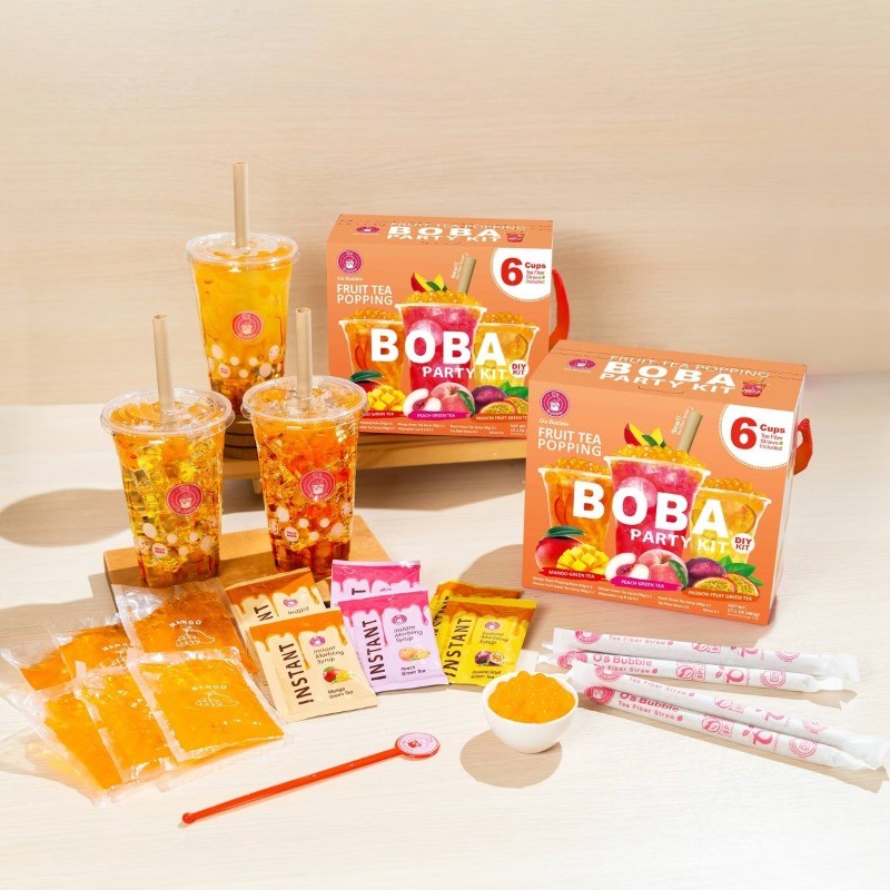 Bubble Instant Marbling Popping Boba Party Kit- 17.1oz
