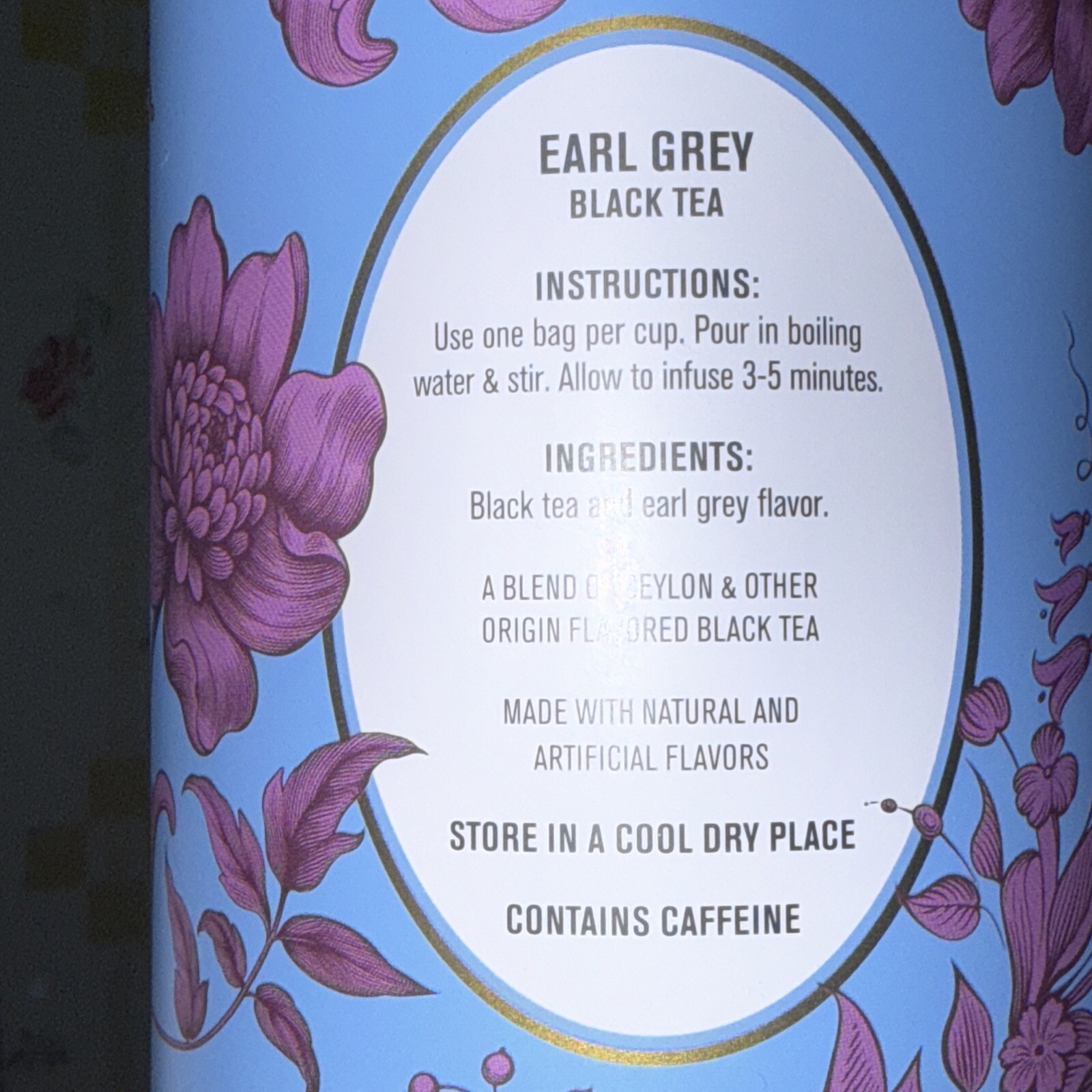 Pagoda ZEN GARDEN BLACK TEA 🫖 Earl Grey 🫖 60 Bags BB 07/2027