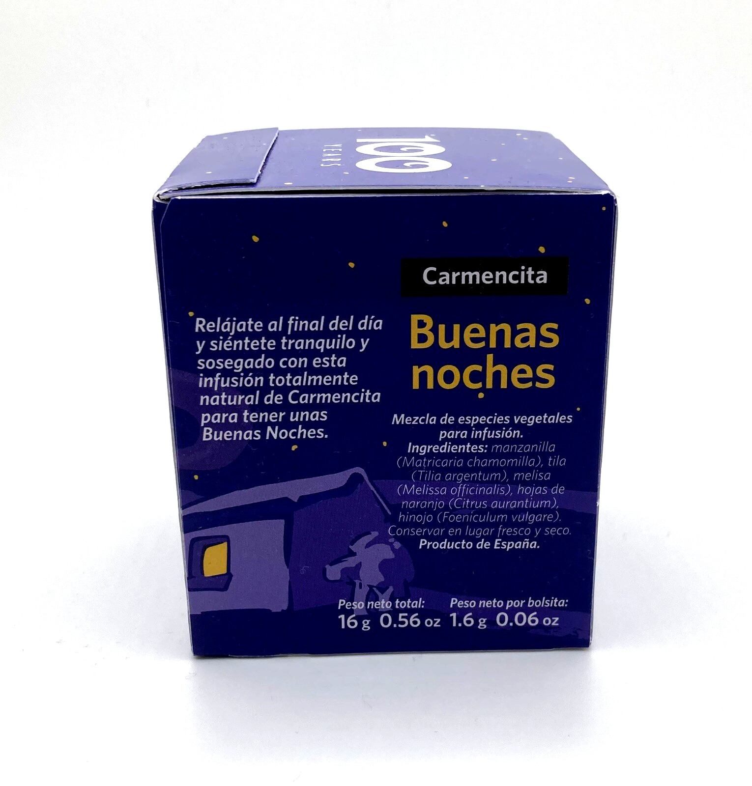 (Pack of 2) Carmencita Buenas Noches Happy Nights Herbal Infusion 10 Tea Bags