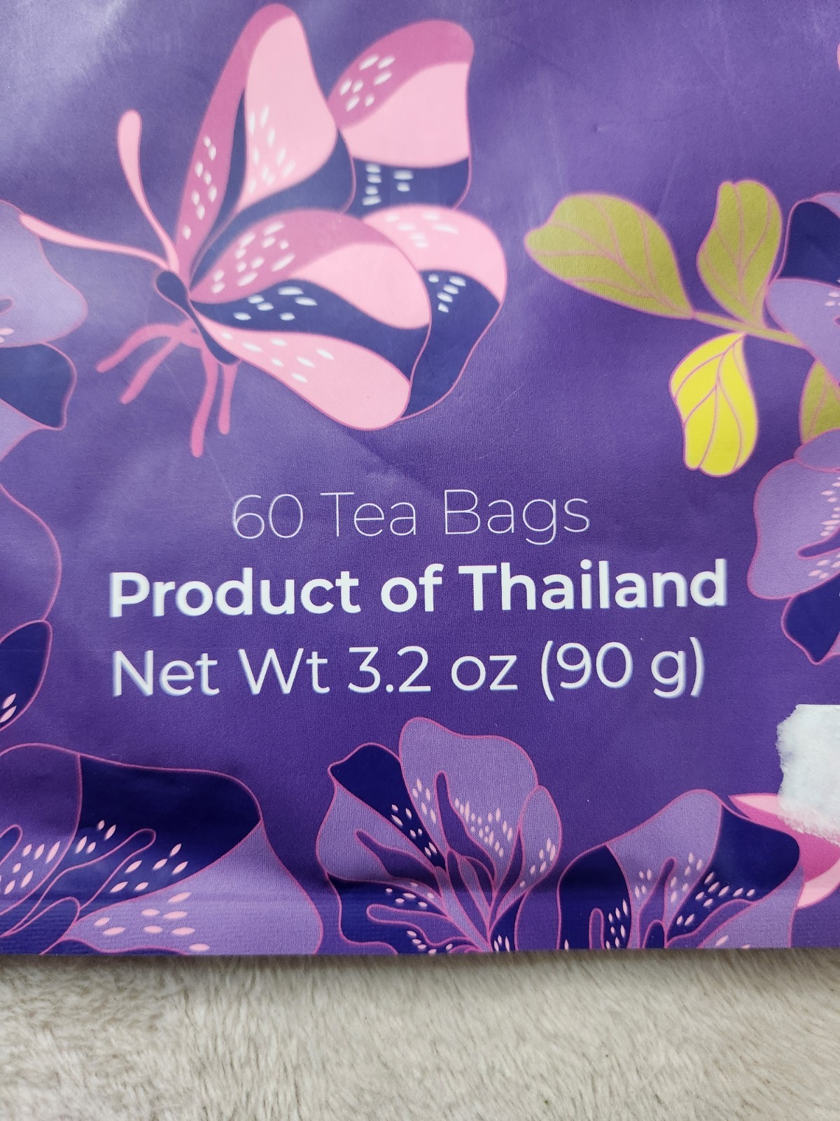 Butterfly Pea Flower Tea – 60 Tea Bags – Exp. 8/13/26 – NEW
