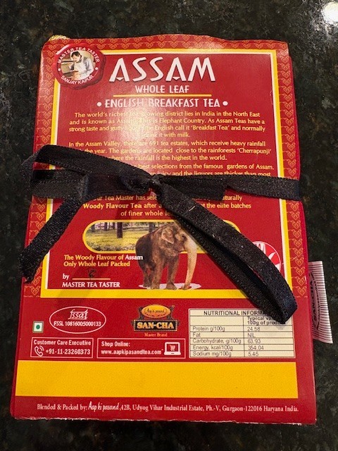 2 SAN-CHA Teas: 100mg Fine Darjeeling & 100mg Assam English Breakfast Loose Leaf