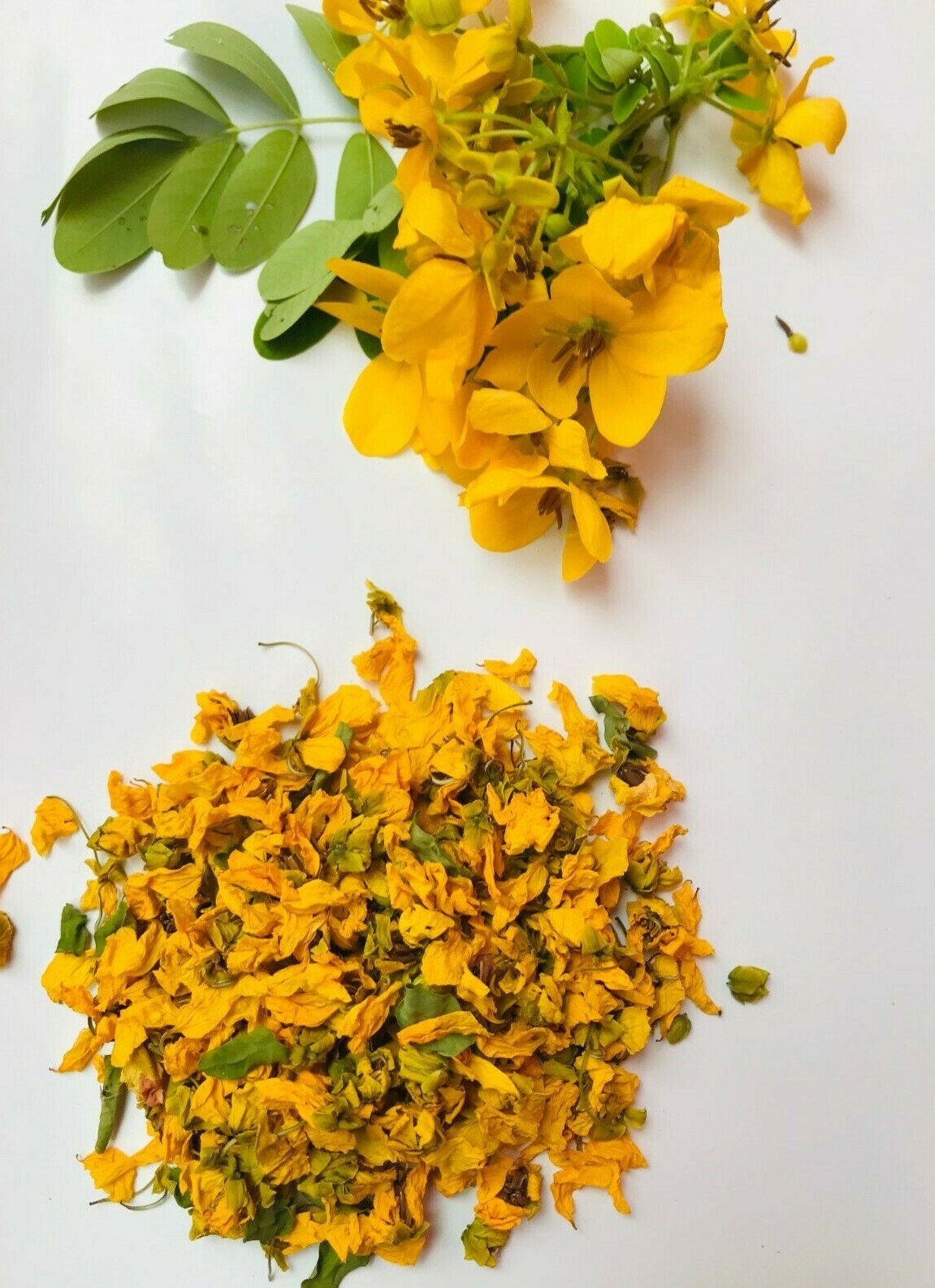 RANAWARA MAL Natural HERBAL Flower CASSIA AURICULATA 100% CEYLON Ayurveda 200g