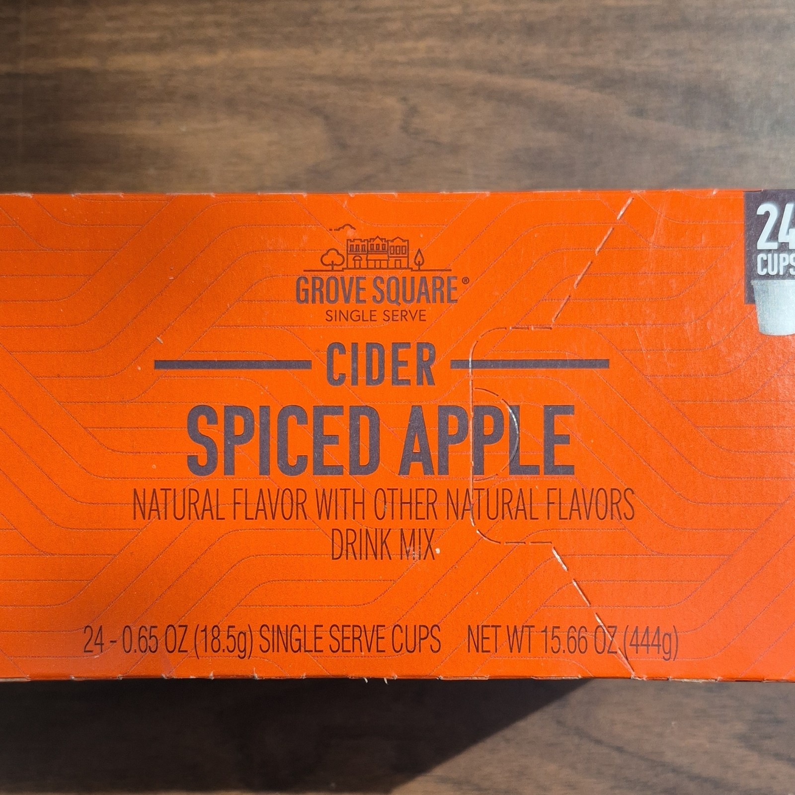 Grove Square Spiced Apple Cider Single Serve Cups 24 Pack 15.66oz