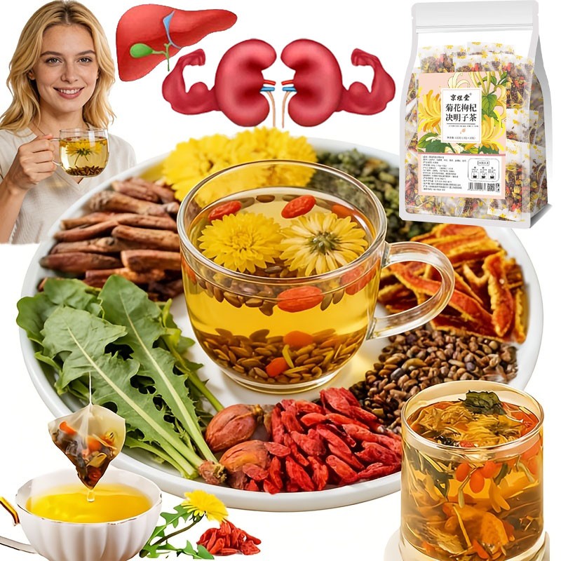 Dandelion Wolfberry Tea – Liver & Kidney Detox Herbal Tea
