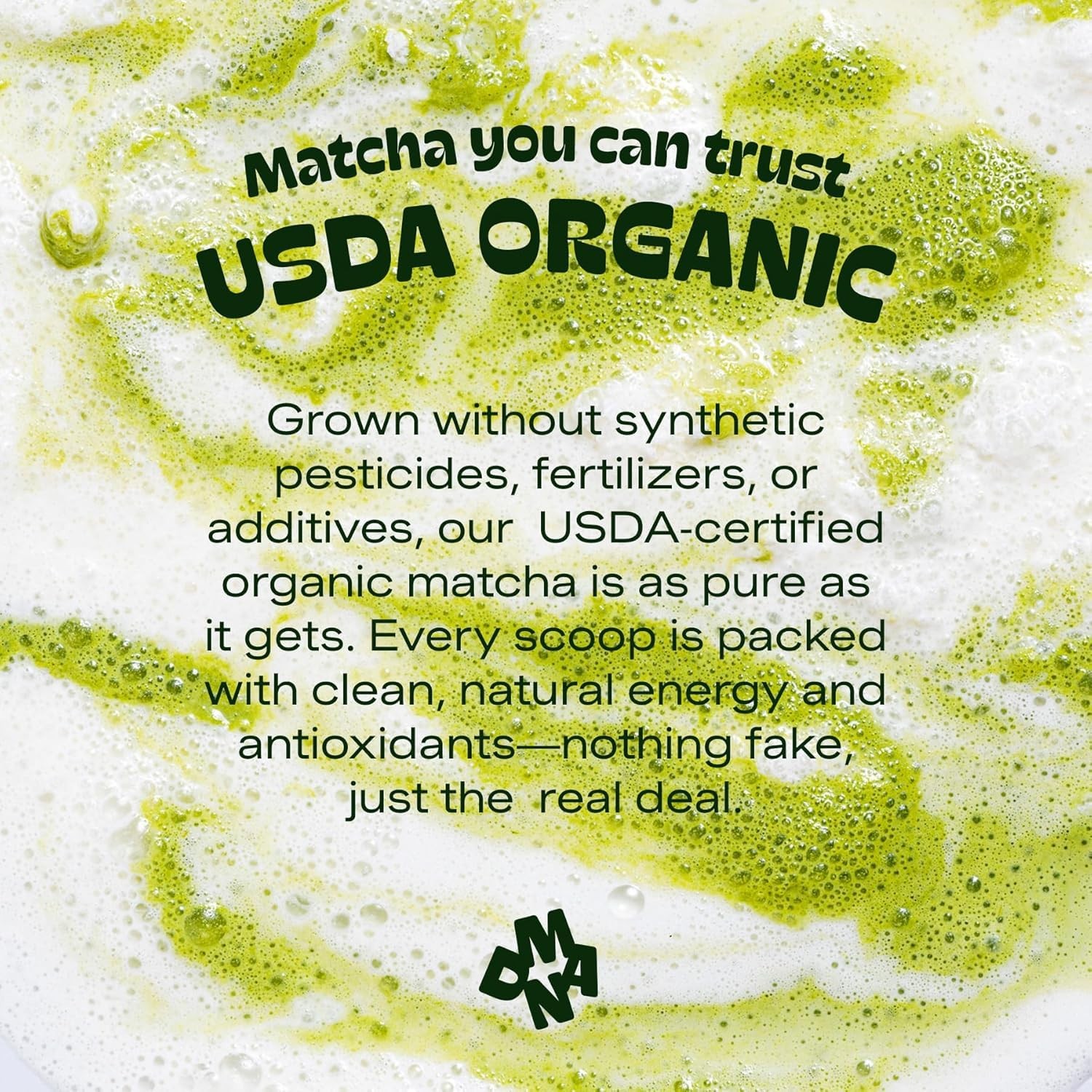 MATCHA DNA Certified Organic Matcha Green Tea Powder 8 oz BAG