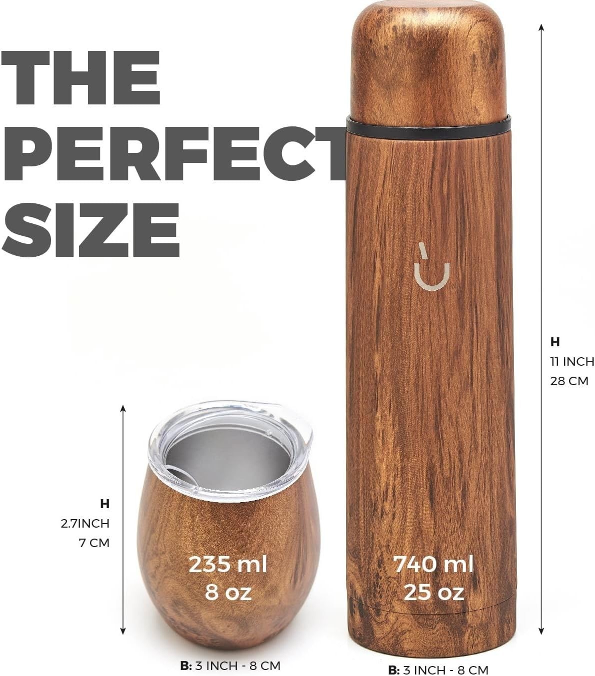 Luxury Yerba Mate Gourd Tea Set with Thermal Flask & Sustainable Accessories