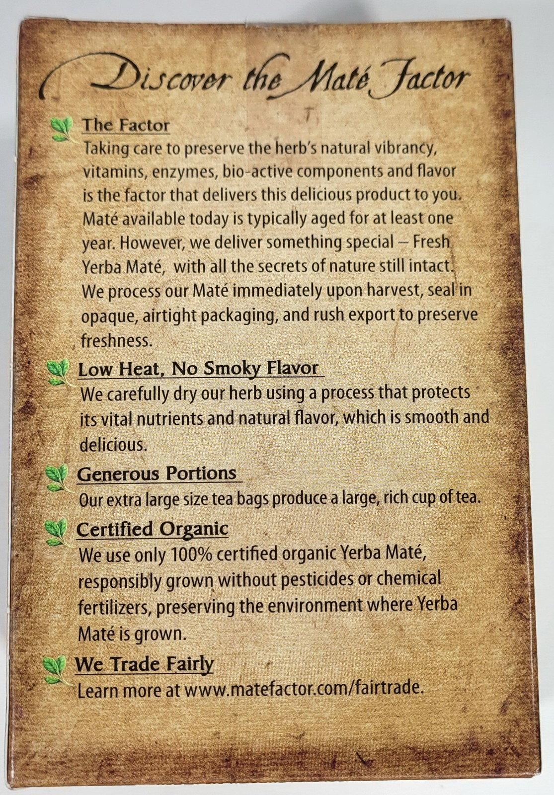 Two Boxes Organic Yerba Mate, Dark Roast, 24 Tea Bags Per Box, 2.476 oz (70 g)