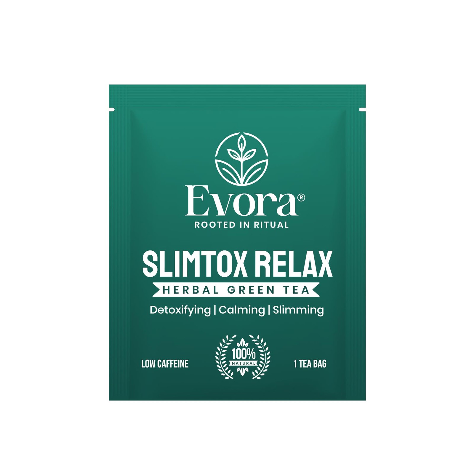 Slimtox Relax Herbal Green Tea, Low Caffeine, Double Chambered 30 Tea Bags, 4…