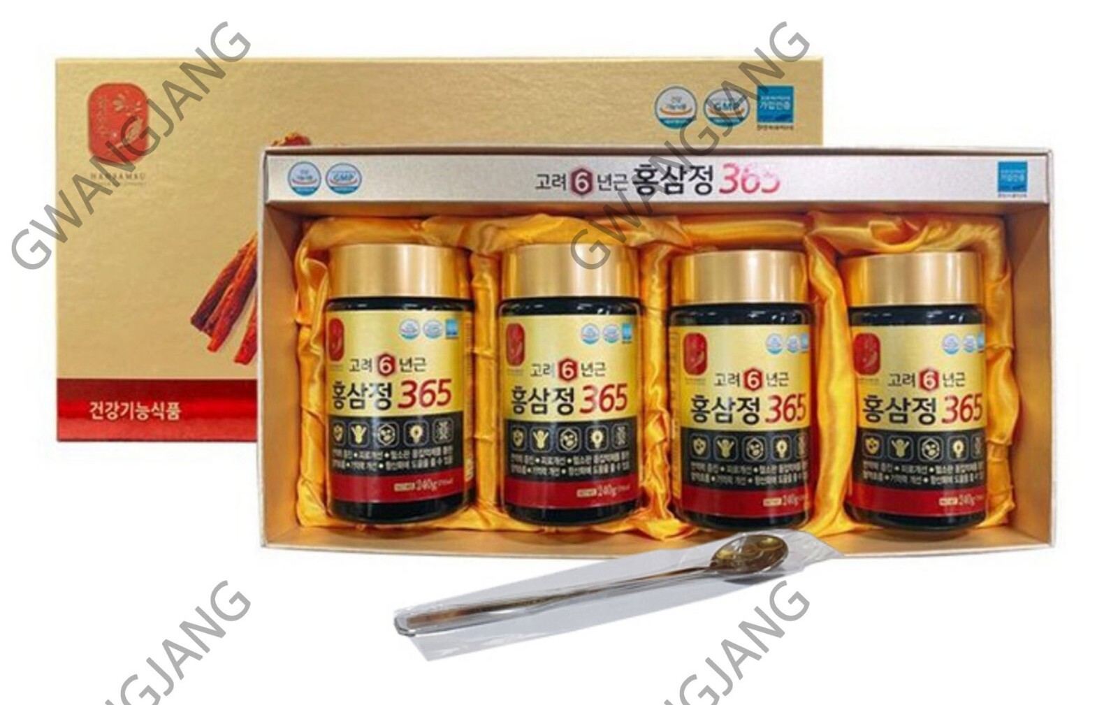 Korean 6 Years Red Ginseng Extract 365 Kpop Kfood 240g x 4pcs Red Ginseng Tea