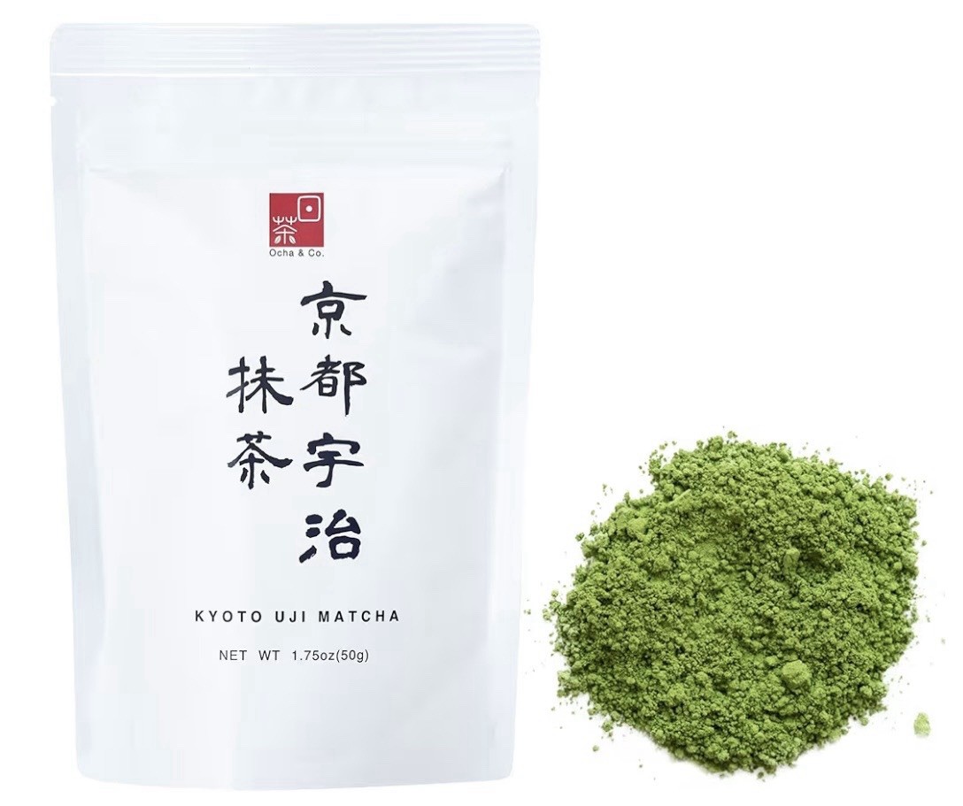 Ocha & Co. Kyoto Uji Matcha Powder Organic Japanese Green Tea 50g 25 Serv