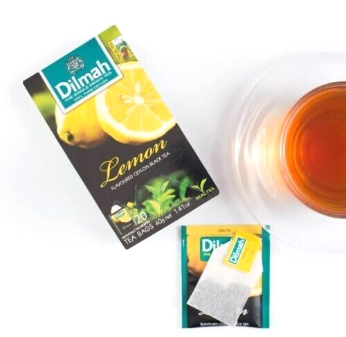 Dilmah Pure Ceylon Black Tea 20 Bags in Flavored and Free Shipping Sri Lanka