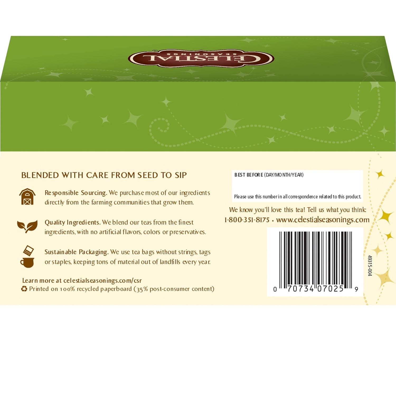 Nutcracker Sweet Black Tea – High Caffeine, Eco-Friendly Choice – 108 Teabags