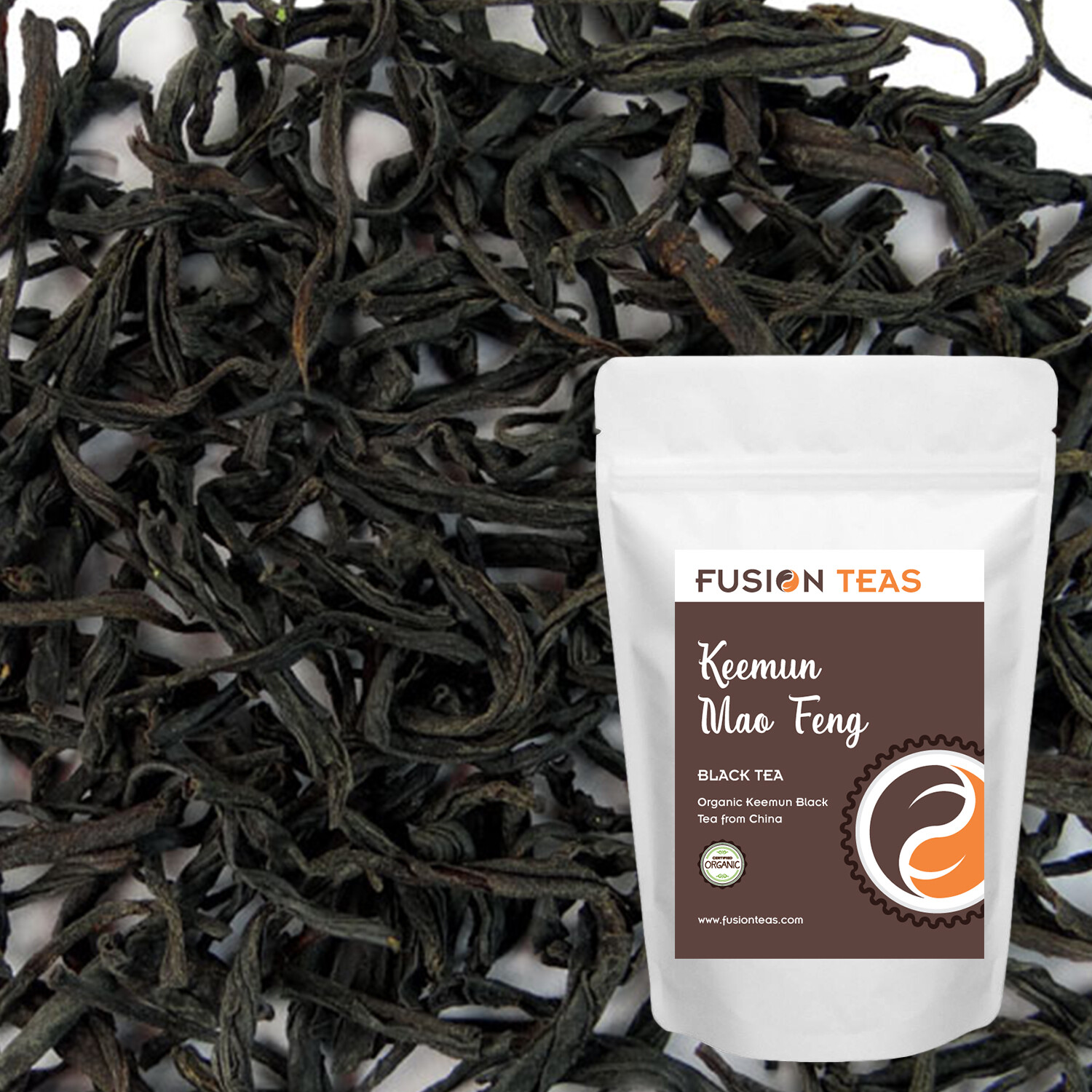 Keemun Mao Feng Black Tea – Organic Loose Leaf – Fusion Teas
