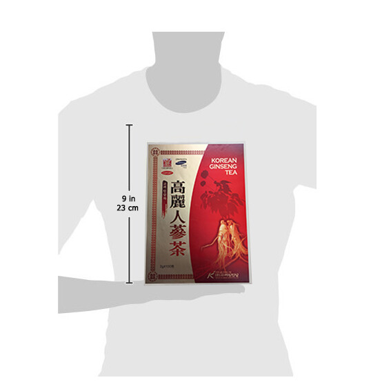 Korean Ginseng Tea – 100 Tea bags – Sealed in Wooden Case